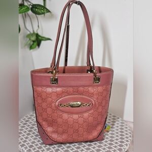 AUTHETICATED Gucci Guccissima Leather Shoulder Bag ( Serial  145994,204046